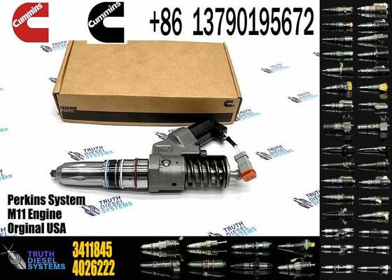 FOR Cummins Qsm11 Engine Fuel Injector Assembly 3411845 Construction Machinery Excavator Accessories Nozzle