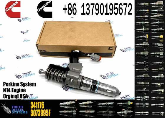 Common Rail Fuel Injector 3407776 3087807 3411385 341176 3409975 for Cummins QSN14 N14 Engine Excavator Parts