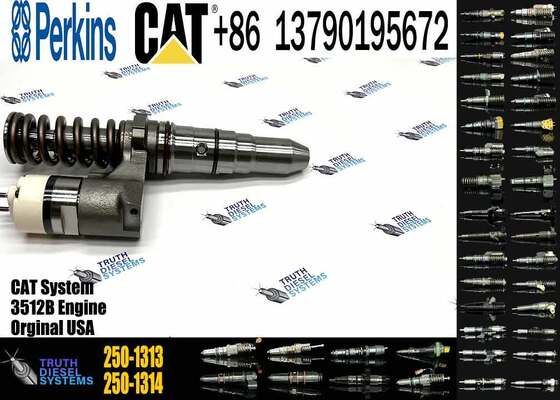 Fuel Injector 250-1313 386-1757 2501313 for C12 3516B 3512B Construction Machinery Parts