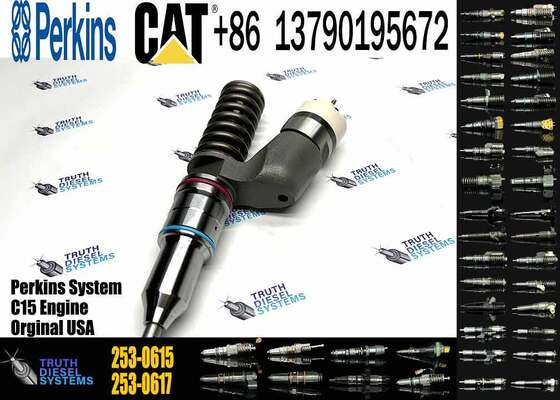 Diesel Fuel Injector 253-0615 2530615 6PCS Fuel Injector 280-0574 291-5911 254-4183 for C15 C18 Excavator Engine Engine Parts