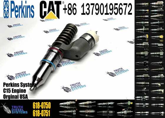 For CAT for Caterpillar C15 365C Excavator Diesel Engine Parts 244-7715 618-0750 Common Rail Fuel Injector
