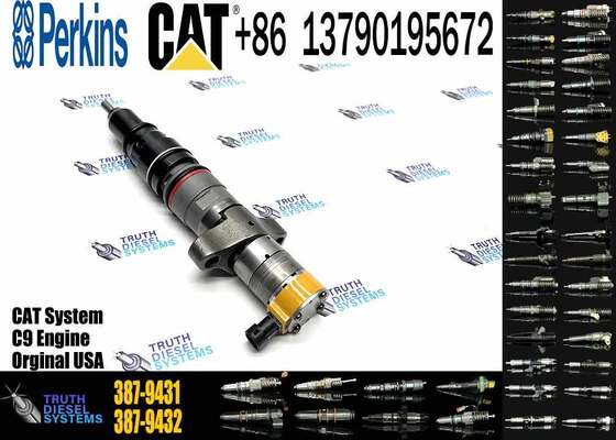 Excavator Fuel Injector 387-9433 for 330D 336D 340D C9 Diesel-Replaces 10R-7222 387-9431 459-8473 6 Month Warranty