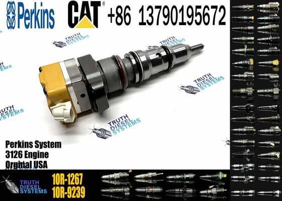 New Diesel Engine Injector 1OR-1267 188-1320 10R-9237 173-9379 10R-0781 4CR0197 156-8895 for C-aterpillar C3126 Common Rail Steel