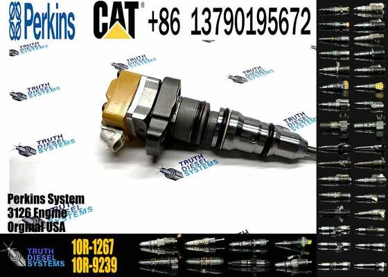 New Diesel Engine Injector 1OR-1267 188-1320 10R-9237 173-9379 10R-0781 4CR0197 156-8895 for C-aterpillar C3126 Common Rail Steel