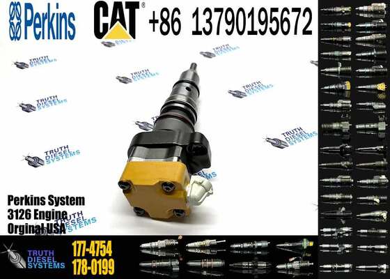 Diesel Fuel Injector 177-4752 for C-aterpillar CAT 3126B 3126E Common Rail Injector for E325C Excavator Parts 1774752