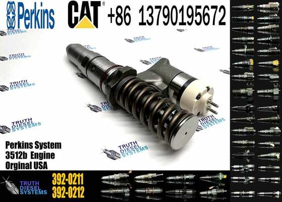 Electronic Fuel Injector 392-0211 3920211 20R-0849 20R0849 for C-aterpillar CAT Engine C3500B 3512B 3516B Excavator