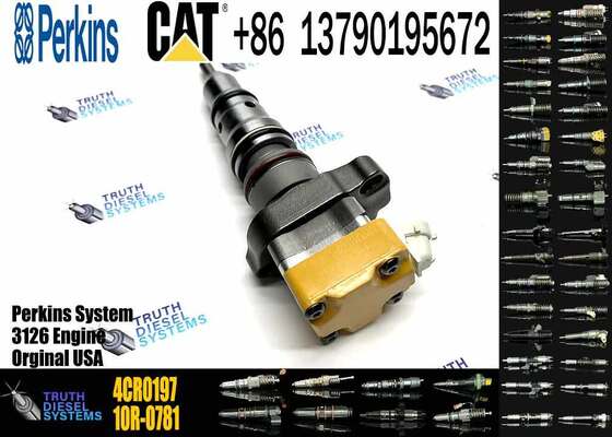 New Diesel Engine Injector 1OR-1267 188-1320 10R-9237 173-9379 10R-0781 4CR0197 156-8895 for Ca-terpillar C3126 Common Rail Steel