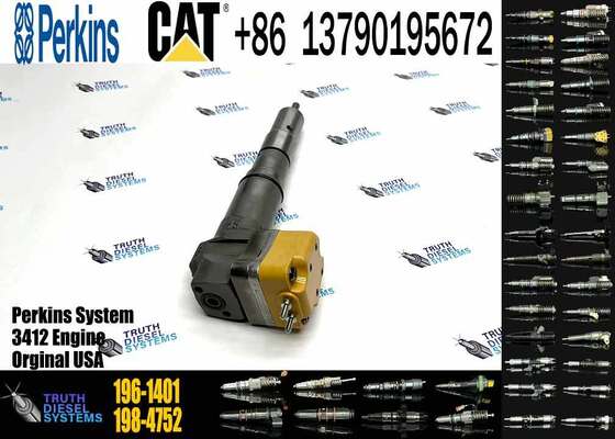 High Quality Fuel Injector 196-1401 Diesel Engine Fuel Injector 196-1401 1961401 for CAT D5N D6N 3126B 3512B