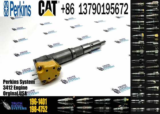 High Quality Fuel Injector 196-1401 Diesel Engine Fuel Injector 196-1401 1961401 for CAT D5N D6N 3126B 3512B