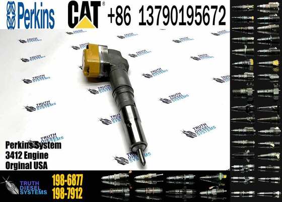 New 3412 Diesel Engine Fuel Injector 111-7916 198-4752 20R-5392 198-6877 232-1170 for Excavator Parts Condition New