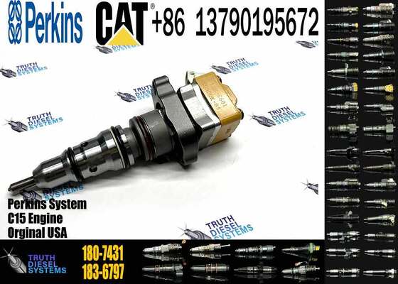 Common Rail Diesel Injector 180-7431 198-6605 for Cater-pillar 3126E 3126B Engine New
