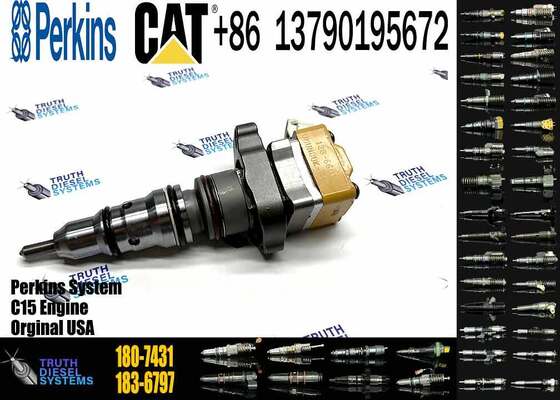 Common Rail Diesel Injector 180-7431 198-6605 for Cater-pillar 3126E 3126B Engine New