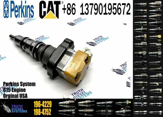 Engine Fuel Injector 10R0782 10R-0782 196-4229 1964229 for Cater-pillar Excavator Parts 3126B Engine Injector Assembly