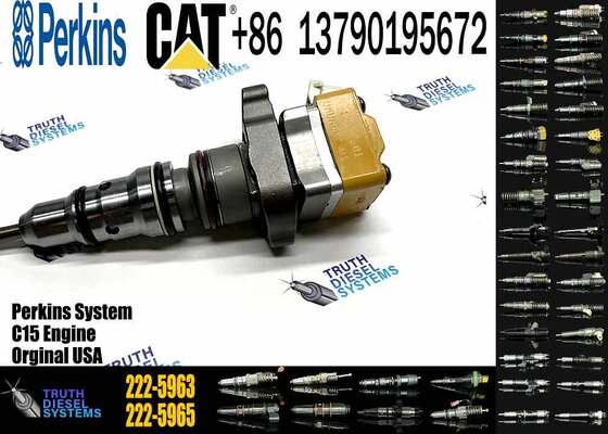 Excavator Injector 10R-1262 10R1262 222-5963 2225963 204-6714 2046714 EX631262 for 3126 Engine Parts Diesel Nozzle Assembly