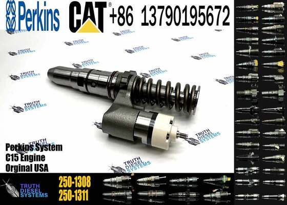 Excavator Spare Parts 3512B Diesel Fuel Injector 250-1308 196-5802 10R-1280