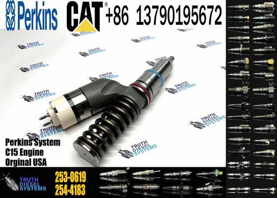 3406E C15 C18 Engine Common Rail Injector 2530619 253-0619 10R-7232 254-4183 272-0630 Fuel Injector Nozzle 10R-7229 for Truck