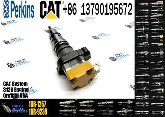 New Diesel Engine Injector 1OR-1267 188-1320 10R-9237 173-9379 10R-0781 4CR0197 156-8895 for C-aterpillar C3126 Common Rail Steel