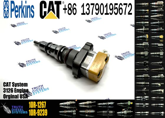 New Diesel Engine Injector 1OR-1267 188-1320 10R-9237 173-9379 10R-0781 4CR0197 156-8895 for C-aterpillar C3126 Common Rail Steel