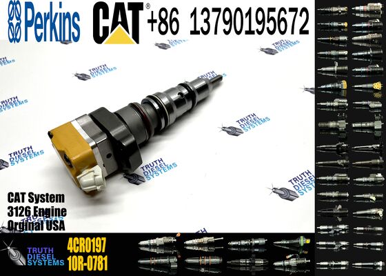 High Performance Brand New Diesel Engine Fuel Injector 4CR0197 for CAT 3126 Series Engine