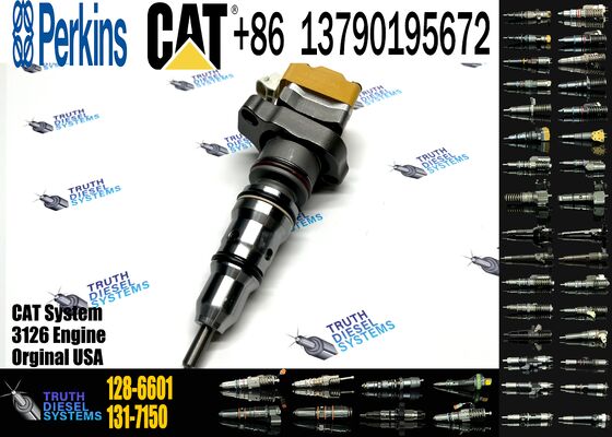 YS Common Rail Fuel Injectors 10R-0782 128-6601 178-0199 3126B 3126E for Diesel Engines E322C/E325C Excavators 6 Month Warranty