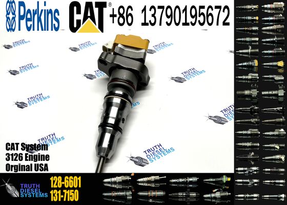 YS Common Rail Fuel Injectors 10R-0782 128-6601 178-0199 3126B 3126E for Diesel Engines E322C/E325C Excavators 6 Month Warranty