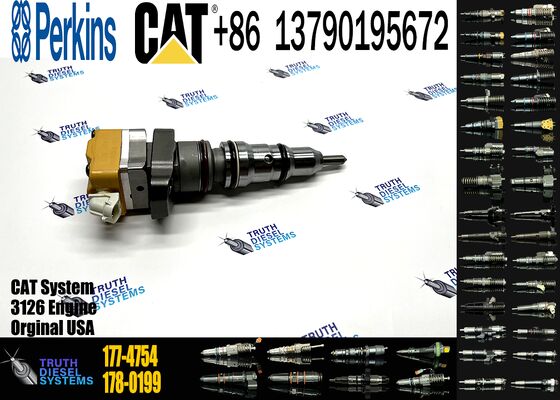 Golden Vidar Excavator 325B 322C 3126B 3126E Engine Fuel Injector Model 1774754 177-4754 Construction Machinery Parts