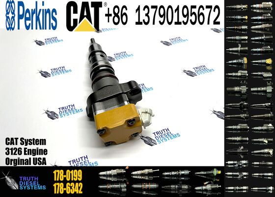 YS 3126B 3126E C7 Diesel Engine 322C Excavator Fuel Injector Nozzle 10R-0782 128-6601 198-6605 178-0199 6 Month Warranty