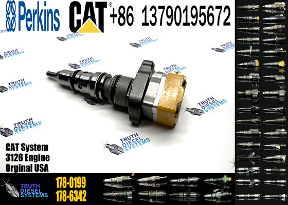 YS 3126B 3126E C7 Diesel Engine 322C Excavator Fuel Injector Nozzle 10R-0782 128-6601 198-6605 178-0199 6 Month Warranty