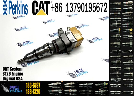 Affordable Excavator Engine Spare Parts Fuel Injector 0R-9348 183-6797 10R-1262 222-5965 188-1320 10R-0781 for CAT 3126 Engine