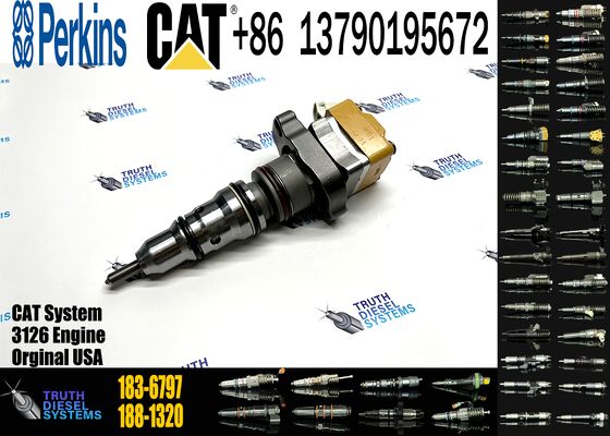 Affordable Excavator Engine Spare Parts Fuel Injector 0R-9348 183-6797 10R-1262 222-5965 188-1320 10R-0781 for CAT 3126 Engine