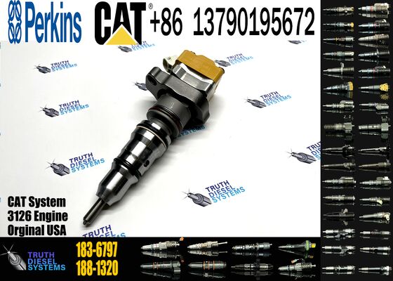 Affordable Excavator Engine Spare Parts Fuel Injector 0R-9348 183-6797 10R-1262 222-5965 188-1320 10R-0781 for CAT 3126 Engine