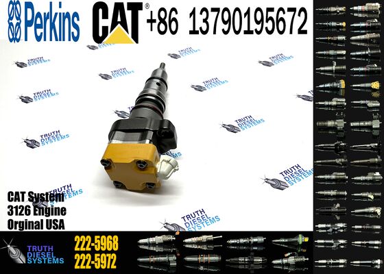 Fuel Injector 222-5968 173-3922 10R-1306 1733922 10R1306 for 3126B C7 Diesel Engine