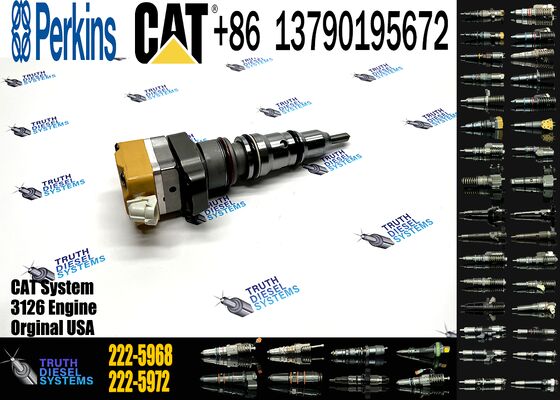 Fuel Injector 222-5968 173-3922 10R-1306 1733922 10R1306 for 3126B C7 Diesel Engine