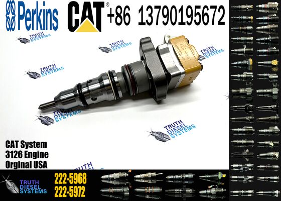 Fuel Injector 222-5968 173-3922 10R-1306 1733922 10R1306 for 3126B C7 Diesel Engine