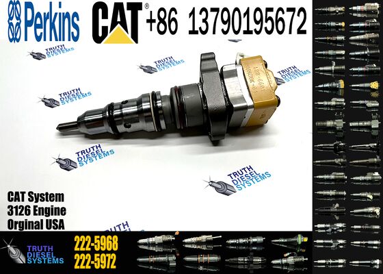Fuel Injector 222-5968 173-3922 10R-1306 1733922 10R1306 for 3126B C7 Diesel Engine