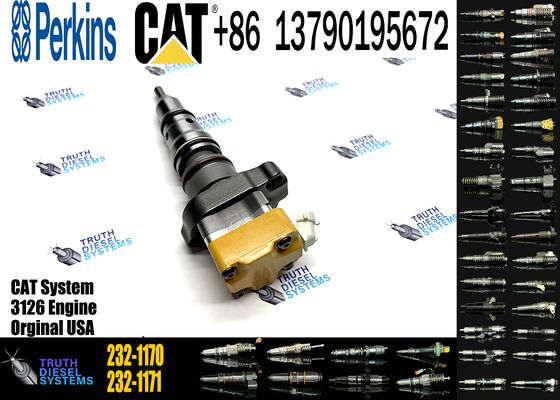 198-6877 204-2467 232-1170 232-1175 3412E Engine Diesel Fuel Injector 174-7526 174-7527