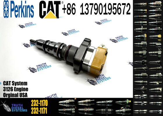 198-6877 204-2467 232-1170 232-1175 3412E Engine Diesel Fuel Injector 174-7526 174-7527