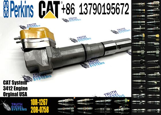 New 3412E 3408 Diesel Fuel Injector for Excavator Engine Parts 232-1171 10R-1267 232-1183 10R-1266 4CR01974