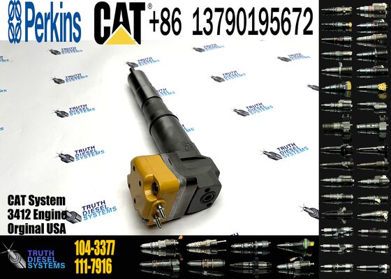 YS Fuel Injector 104-3377 174-7526 111-7916 138-8754 0R-8624 for 3408E 3412E Engine 769D 773D 775D 631E 633E 637E 651E 657E 6