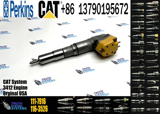 New Diesel Common Rail Fuel Injector Steel 104-3377 0R-8786 111-7916 116-3526 138-8754 Sprayer Excavator 3412 Truck Parts Excavator Truck Parts Steel
