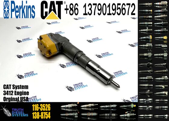New Diesel Common Rail Fuel Injector Steel 104-3377 0R-8786 111-7916 116-3526 138-8754 Sprayer Excavator 3412 Truck Parts Excavator Truck Parts Steel
