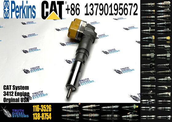 New Diesel Common Rail Fuel Injector Steel 104-3377 0R-8786 111-7916 116-3526 138-8754 Sprayer Excavator 3412 Truck Parts Excavator Truck Parts Steel