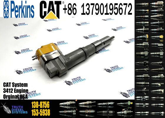 New Diesel Common Rail Fuel Injector 153-5938 20R-4148 138-8756 174-7526 20R-0758 Steel for Excavator Truck Parts Excavator Truck Parts Steel
