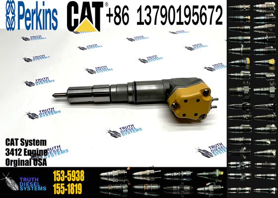 New Diesel Common Rail Fuel Injector 153-5938 20R-4148 138-8756 174-7526 20R-0758 Steel for Excavator Truck Parts Excavator Truck Parts Steel