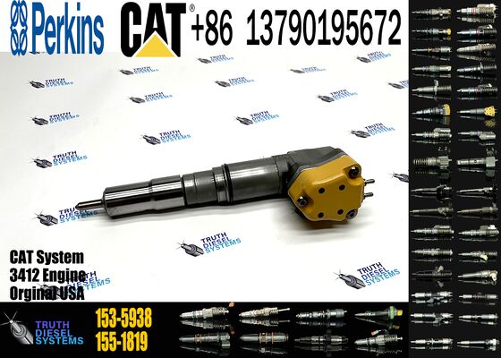 New Diesel Common Rail Fuel Injector 153-5938 20R-4148 138-8756 174-7526 20R-0758 Steel for Excavator Truck Parts Excavator Truck Parts Steel