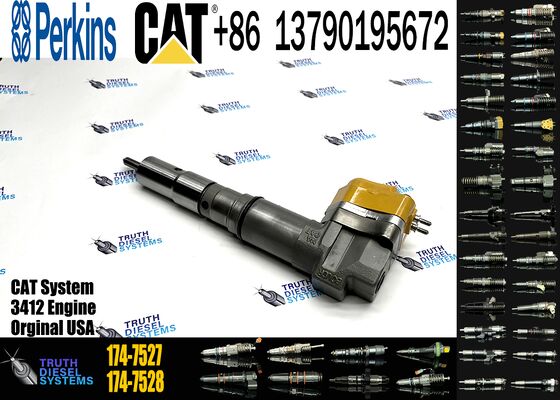 Common Rail Diesel Fuel Injector 174-7527 174-7528 20R-0759 179-6020 20R-0760 Sprayer Excavator 3412 Truck Parts New Excavator Truck Parts Steel
