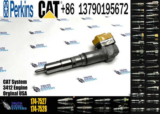 Common Rail Diesel Fuel Injector 174-7527 174-7528 20R-0759 179-6020 20R-0760 Sprayer Excavator 3412 Truck Parts New Excavator Truck Parts Steel