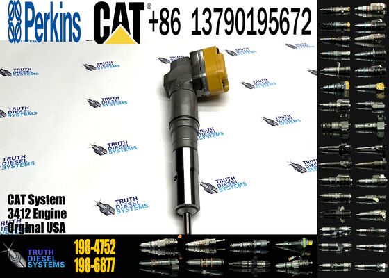 CAT 3412 Truck Engine Fuel Injector 198-4752 104-3377 20R-0759 for Spray Valve System Spare Parts
