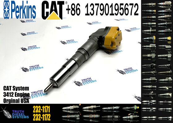 New 3412E 3408 Diesel Fuel Injector for Excavator Engine Parts 232-1171 10R-1267 232-1183 10R-1266 4CR01974