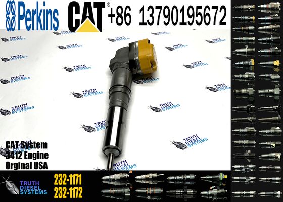 New 3412E 3408 Diesel Fuel Injector for Excavator Engine Parts 232-1171 10R-1267 232-1183 10R-1266 4CR01974